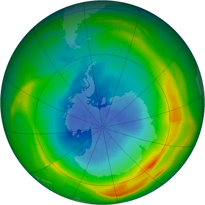 Ozone Map 1981-10-08